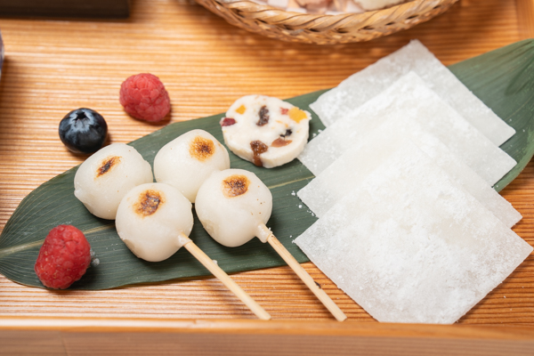 自家製あんと求肥包み