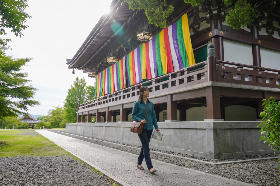 青もみじと紫陽花に染まる、私だけの京都。